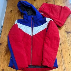 Spyder Kids Red and Blue  Ski Set